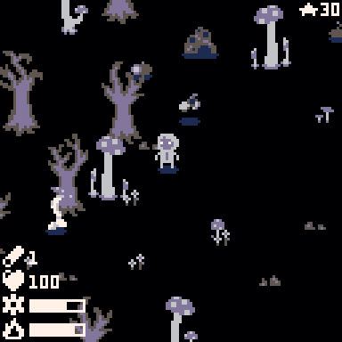 [A screenshot of AVWF gameplay.]